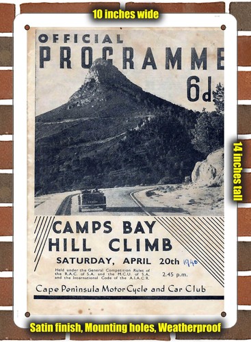 Metal sign 1940 camps bay - sign,