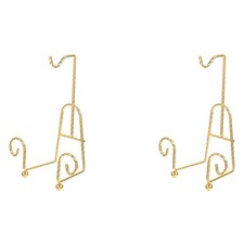 2X Tea Cup Holder Gold Mug Holder Tea Set Display Stand Gold Metal Cup2504