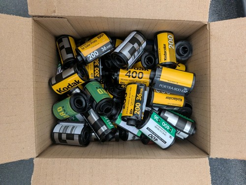 Lot 160 empty 35mm film - of,