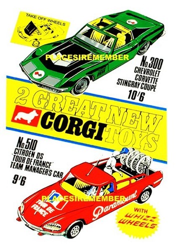 Corgi toys chevrolet - corgi, chevrolet/citroen