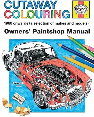 Haynes cutaway colouring book - cutaway,