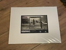 Original Oasis Wonderwall advert 11x14 Matted Ready to Frame