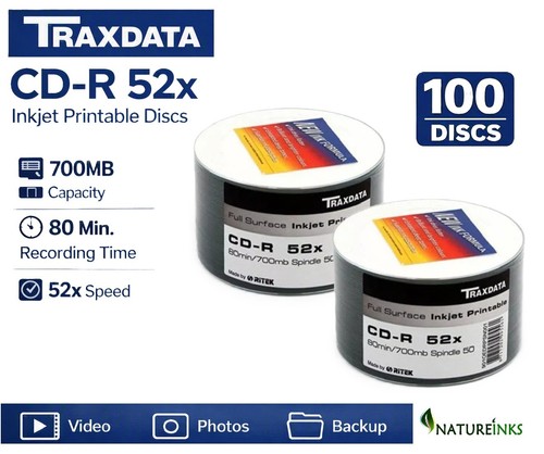 100 ritek traxdata full - ritek,