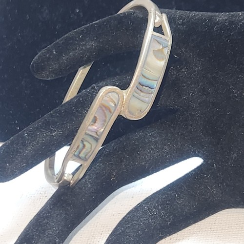 Alpaca silver tone abalone - silver,