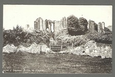 Vintage postcard Sewell Ruins, St Albans, Hertfordshire. pmk Hatfield 1910
