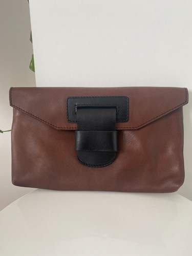Toast leather clutch bag - clutch,