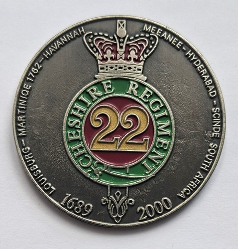 British army 22nd - 22nd, cheshire