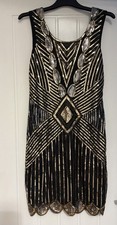 PrettyGuide Black Gold Sequin