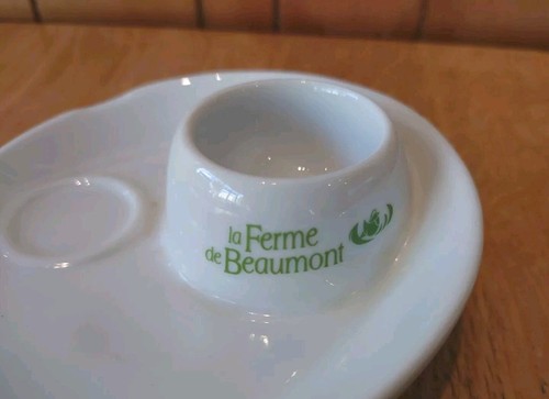 Vintage egg cup - plate, with