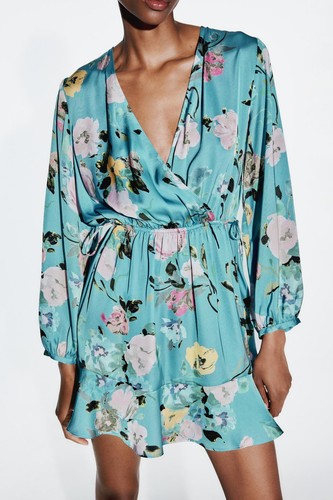 Size zara blue floral - blue,