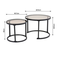 2/3x Nest of Tables Nested