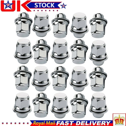 20pcs m12 chrome 21mm - m12, 1.5