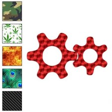 Meshed Gears Cog, Vinyl Decal