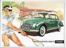 1960 Auto Union (DKW) 1000 S Coupé car brochure (English language)