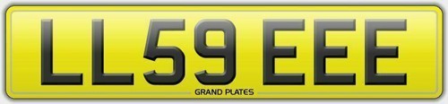 Number plate ll59 - plate,