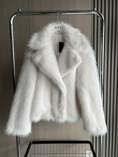 Autumn/Winter Women  Faux Fur Lapel Long Sleeve Short Coat Thick Thermal Jacket