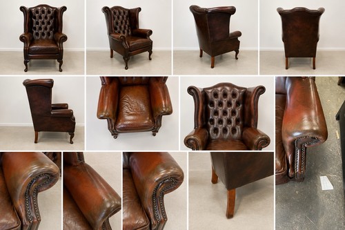 Vintage brown leather - vintage,