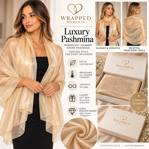 Wrapped moments satin pashmina - satin,