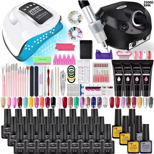 Nail polish kit acrylic - nail,