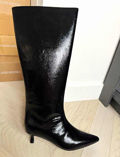 Curvy black synthetic wide - curvy,