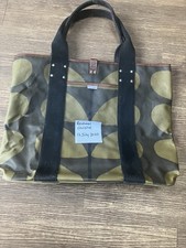 Orla Kiely large green stem tote bag - EUC