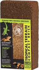 Komodo Tropical Terrain Compact Brick, Natural Substrate Brick Single 
