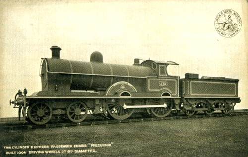 1900s official nwr postcard - l&nwr,