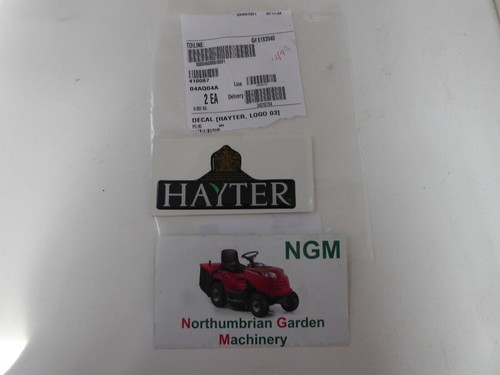 Genuine oem hayter harrier - oem,
