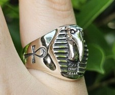 Great THOTH God Ankh Ring