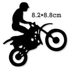 Silhouette Motor bike Cross
