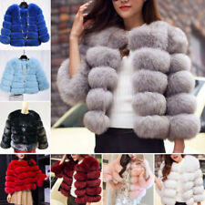 Women's Faux Fur Crew Neck