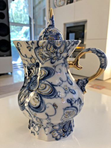 Lomonosov porcelain milk jug - porcelain,