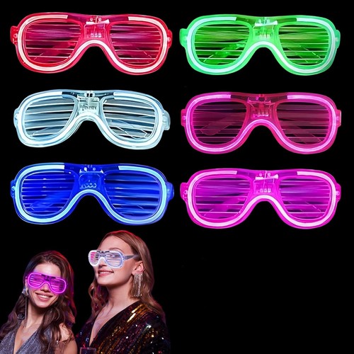 Neon party glasses led - party, glasses,led