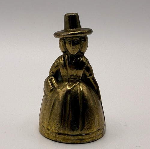 Vintage solid brass welsh lady - vintage,