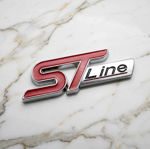 Silver red line metal rear - silver,