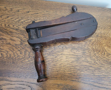 Antique Wooden Football Rattle, ARP Police Warning Clacker