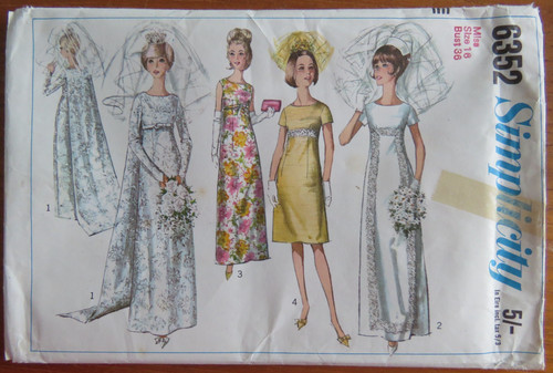 Simplicity 6352 sewing - (1965),