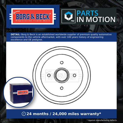 Brake drum fits - brake, fiesta