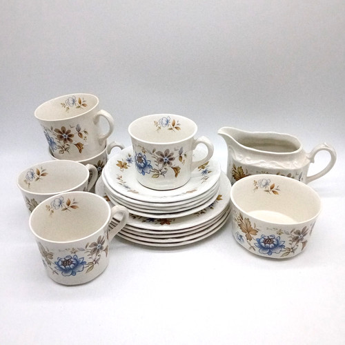 Ridgway ironstone arlene blue - arlene,