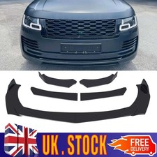 Glossy Black Front Bumper Lip Spoiler Splitter For Range Rover Sport 2014-2019 F