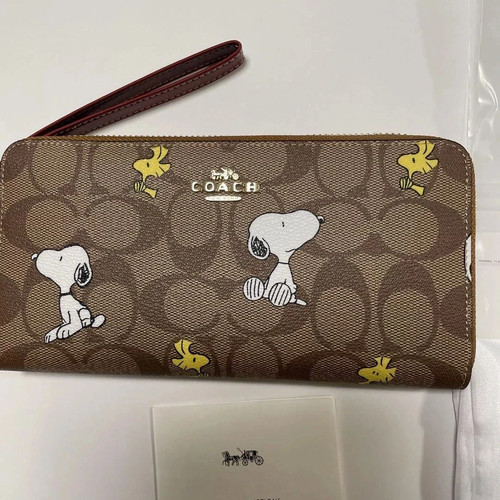 Coach peanuts long zip - coach,