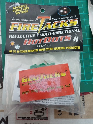 Fire tacks reflective markers - tacks,