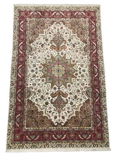 Vintage floral medallion - floral, 6'6"