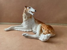 Porcelain borzoi wolfhound - borzoi,