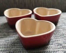 Set of 3 Le Creuset Type Heart