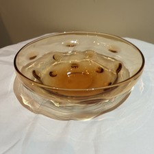 Thomas Webb Amber Glass