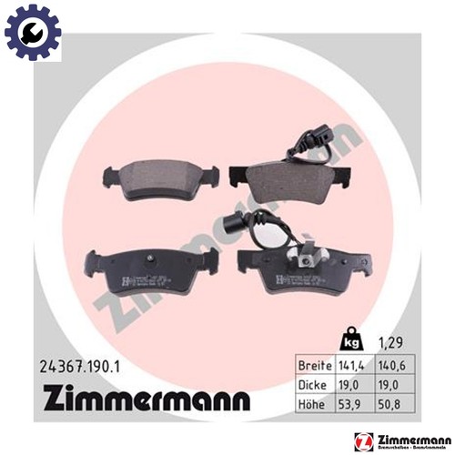 Brake pad set disc - set,