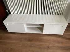 Ikea Tv Bench Stand High Gloss White Perfect Condition