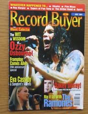 RECORD BUYER MAGAZINE JULY 2001 OZZY OSBOURNE COVER EVA CASSIDY FEATURE SONGBIRD