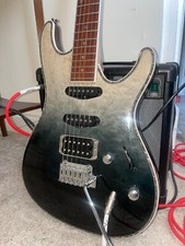 Ibanez Electric Guitar SA360NQM Black Mirage Gradation